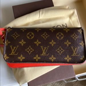 Louis Vuitton long wallet .